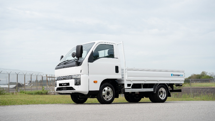BYD T35 Electric Light Truck makes Southeast Asian debut in Singapore